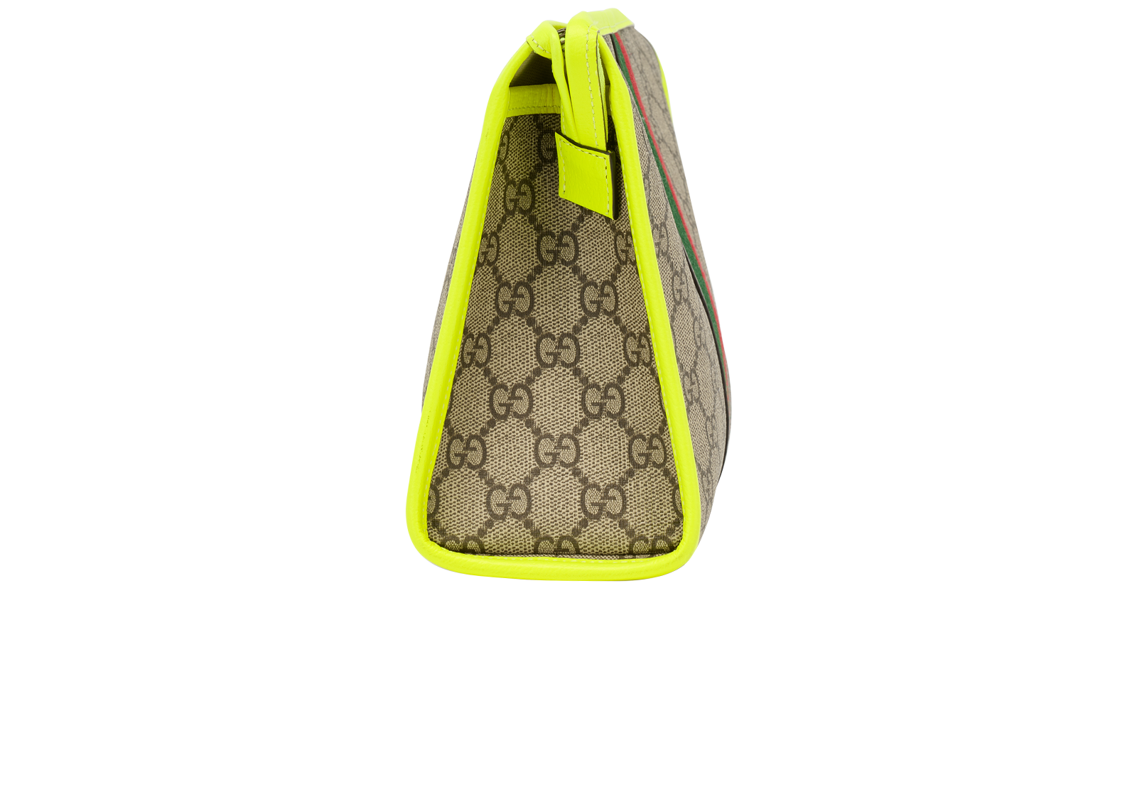 GG Supreme Ophidia Toiletry Pouch, &pound;395, Accessories, Beige, Canvas, Bottom view